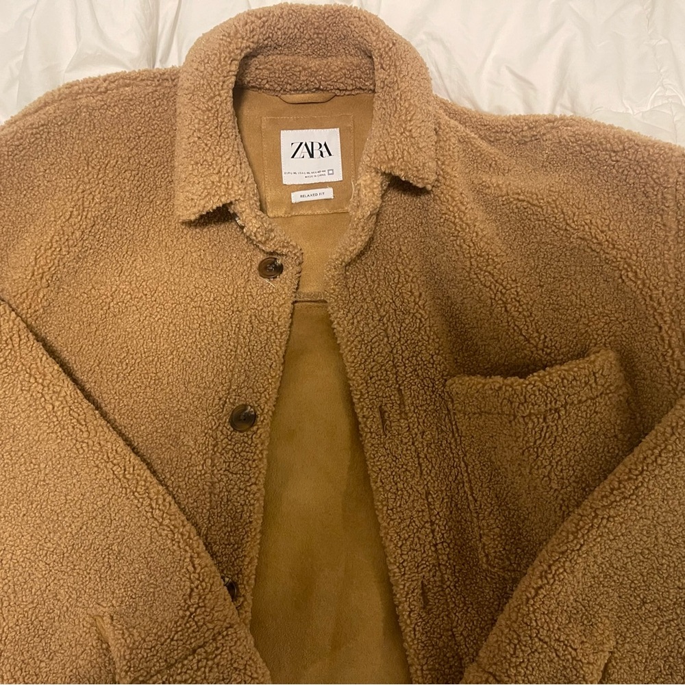 Zara Teddy Shirt/Jacket
